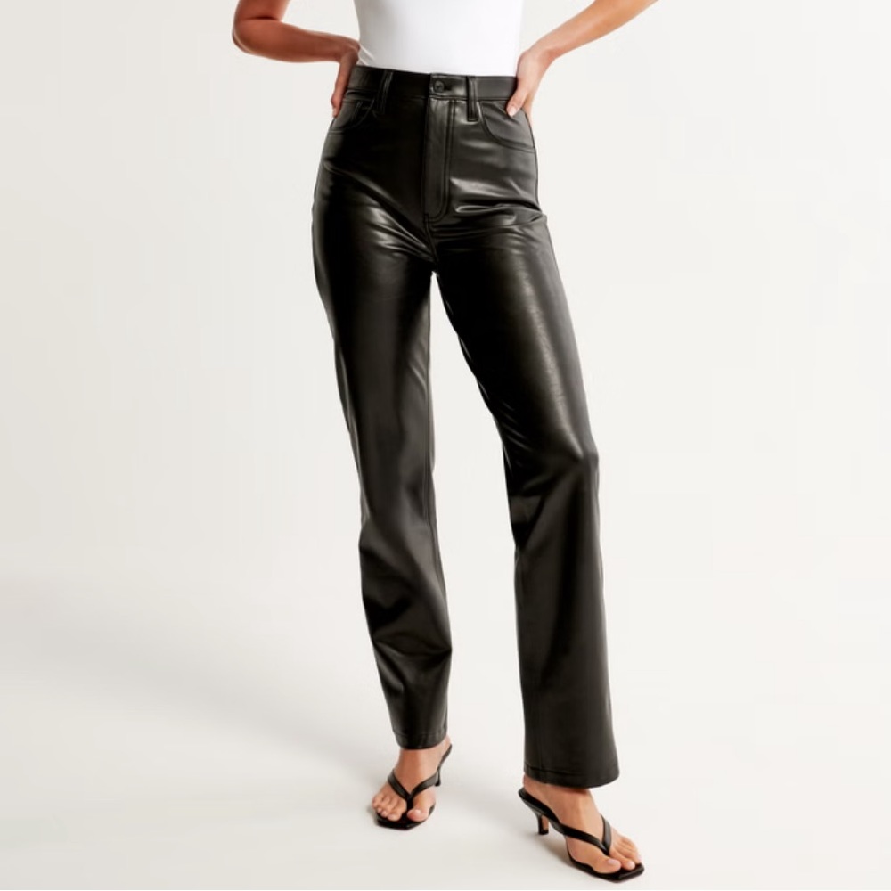Abercrombie leather pant